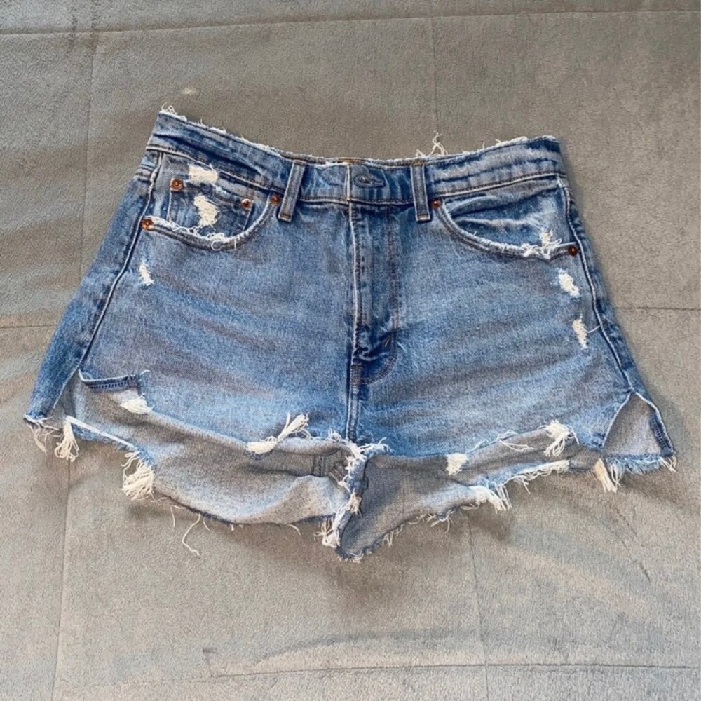 Abercrombie & Fitch Blue Jean Shorts